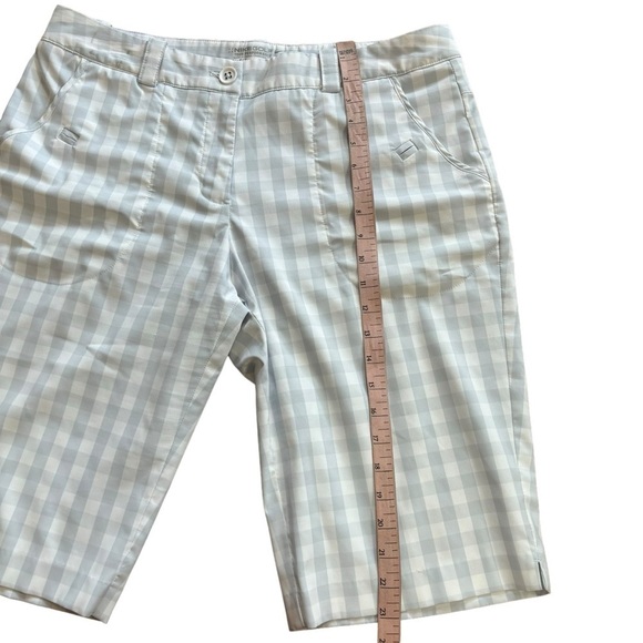 Nike Golf Tour Performance Plaid Bermuda Athletic Shorts Size 10 Summer Preppy - Picture 12 of 16